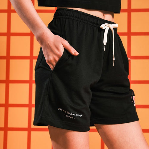 MONEY PIG SHORTPANTS // BLACK