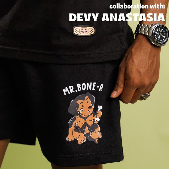 MR BONER SHORTPANTS // BLACK