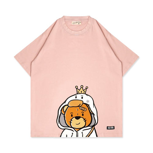 DUCKY BEAR T-SHIRT // DUSTY PINK