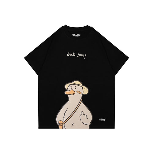 DUCK YOU! T-SHIRT // BLACK