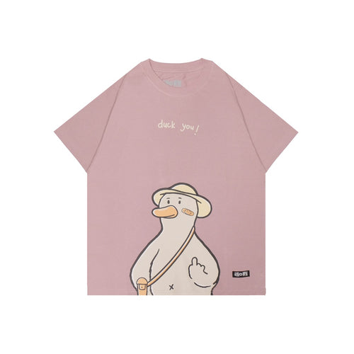 DUCK YOU! T-SHIRT // LILAC