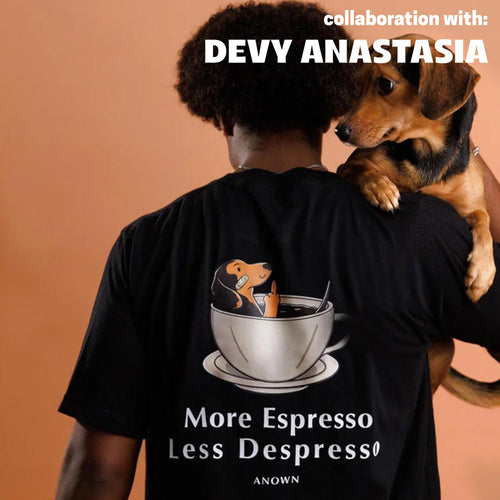 ANOWN X DEVY DESPRESSO T-SHIRT // BLACK