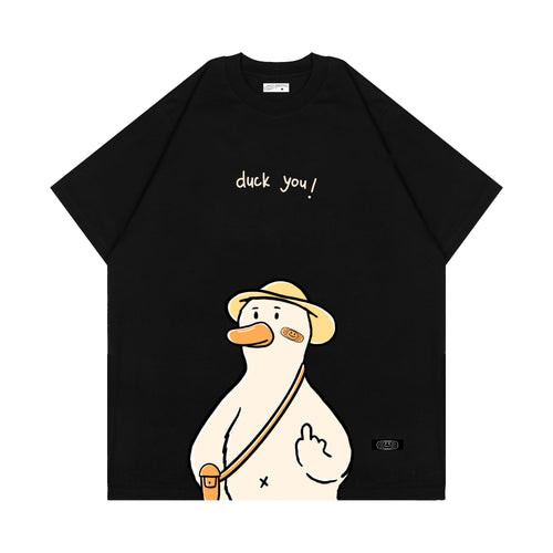 DUCK YOU! T-SHIRT // BLACK