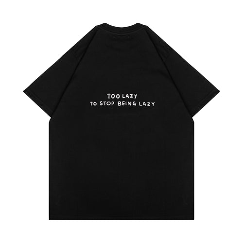 SLEEPY HEAD T-SHIRT // BLACK