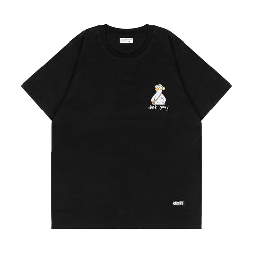 MINI DUCK YOU! T-SHIRT // BLACK