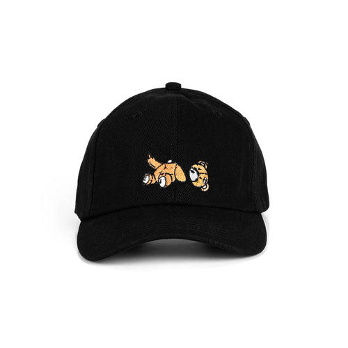 BEAR BASEBALL CAP // BLACK