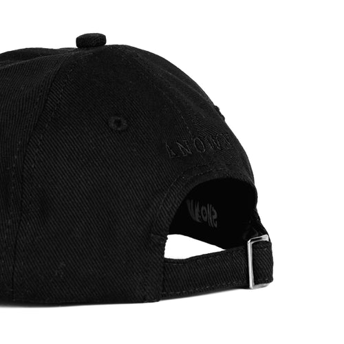 BEAR BASEBALL CAP // BLACK