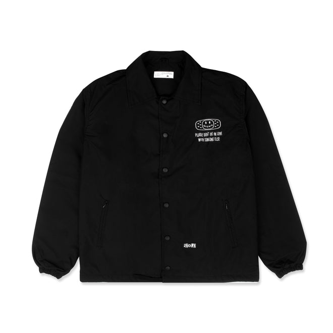 DON'T BE IN LOVE COACH JACKET // BLACK