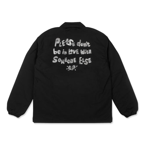 DON'T BE IN LOVE COACH JACKET // BLACK