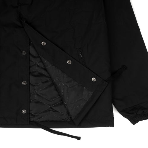 SHUT THE DUCK UP COACH JACKET // BLACK