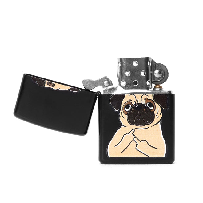 PUG YOU ZIPPO LIGHTER // BLACK