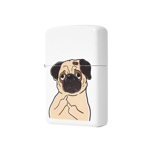 PUG YOU ZIPPO LIGHTER // WHITE