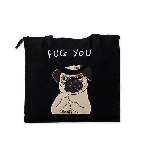 PUG YOU SHOULDERBAG // BLACK