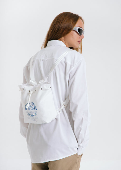 SHUT THE DUCK UP MINI BAG // WHITE