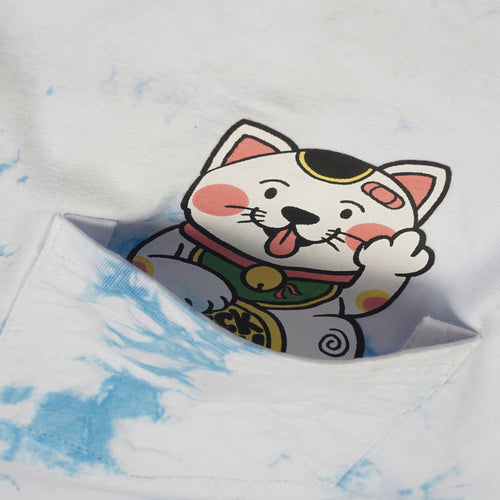 FUCKY CAT T-SHIRT // TIE DYE