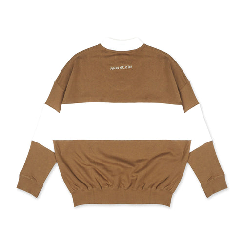 OUTSIDE THE BOX COLLAR SWEATER // MILO WHITE