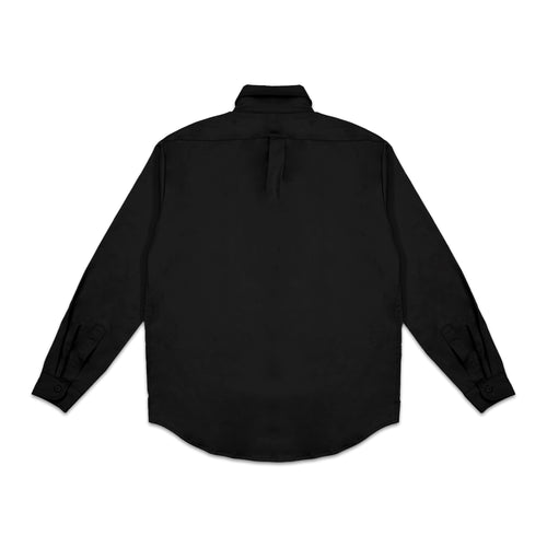 ANOWN LOGO SHIRT SHIRT // BLACK