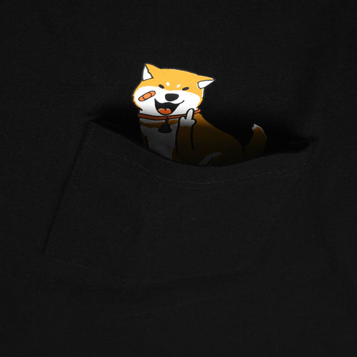 SHIBA INU T-SHIRT // BLACK