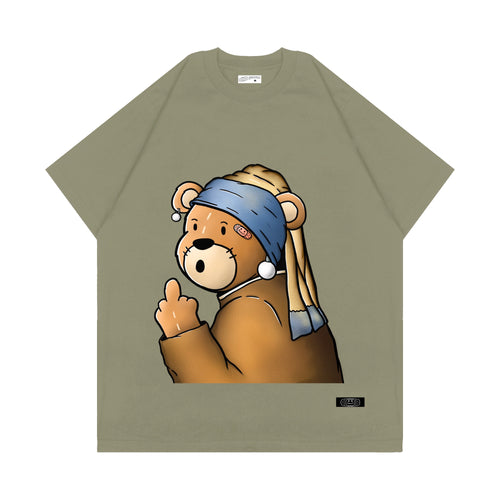 LADY BEAR T-SHIRT // SAGE GREEN