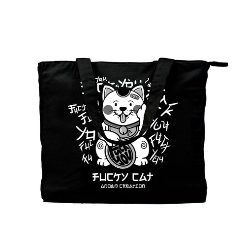 FUCKY CAT SHOULDERBAG // BLACK