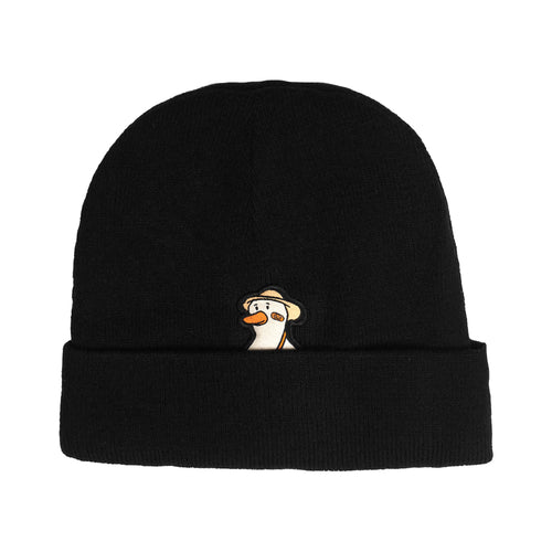 DUCK YOU BEANIE // BLACK