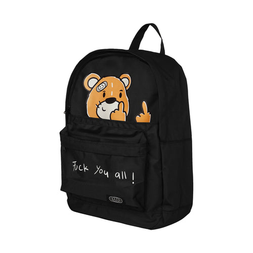 FAWKING BEAR BACKPACK // BLACK