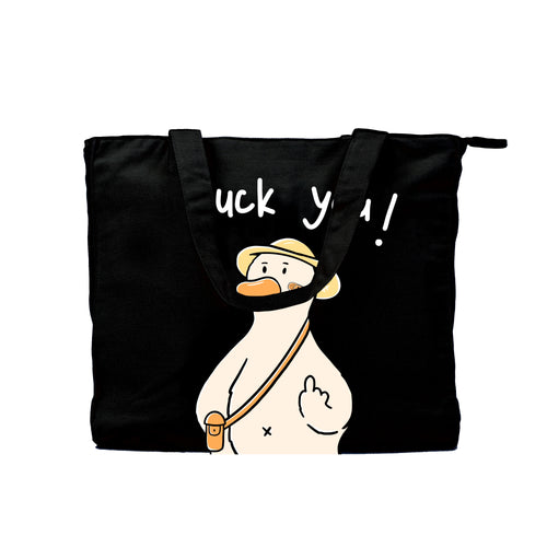 DUCK YOU SHOULDERBAG // BLACK