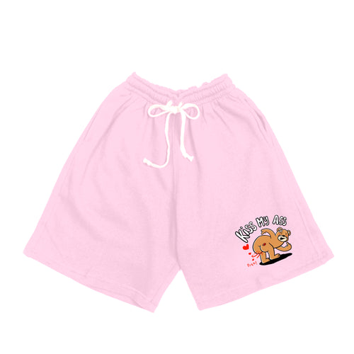 KISS MY ASS SHORTPANTS // HEATHER PINK