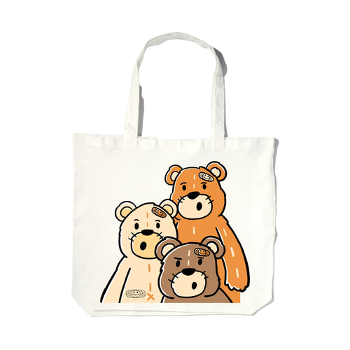 3 BEARS TOTEBAG // BROKEN WHITE