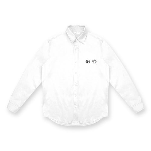 DOUBLE HEAD LONG SLEEVED // WHITE