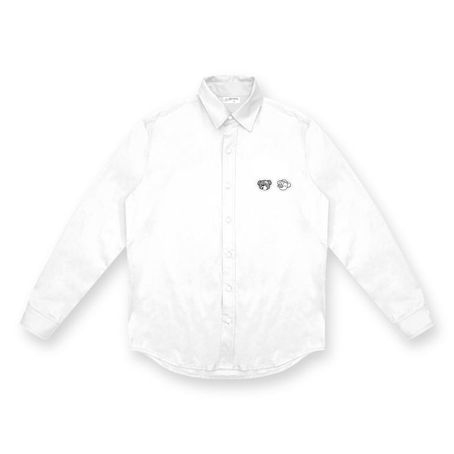 DOUBLE HEAD LONG SLEEVED // WHITE