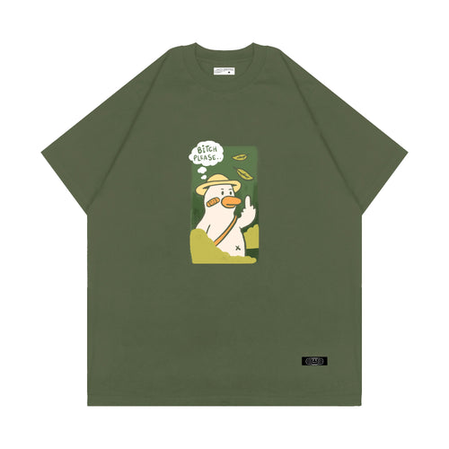 BITCH PLEASE T-SHIRT // CACTUS GREEN