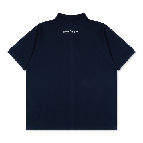 DOUBLE HEAD POLO // NAVY