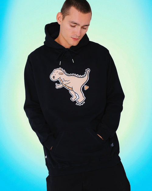 SPECIAL DINO HOODIE // BLACK