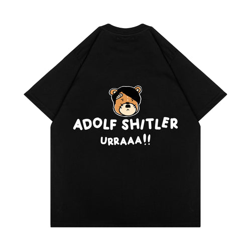 ADOLF SHITLER T-SHIRT // BLACK