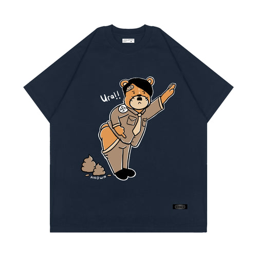 ADOLF SHITLER T-SHIRT // NAVY