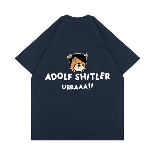 ADOLF SHITLER T-SHIRT // NAVY