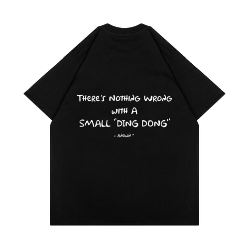 SMALL DING DONG T-SHIRT // BLACK