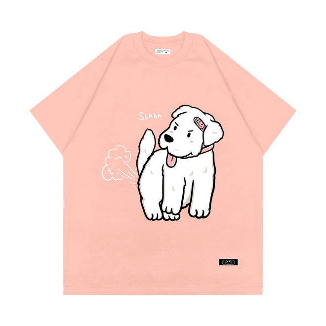 U TALK TOO MUCH T-SHIRT // DUSTY PINK