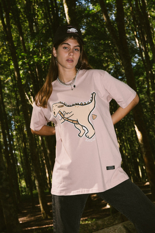 SPECIAL DINO T-SHIRT // DUSTY PINK