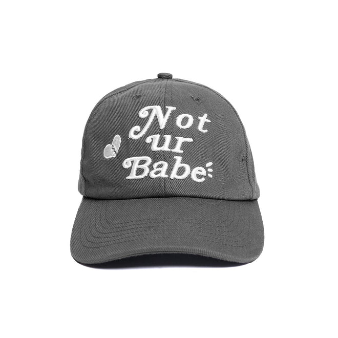 NOT UR BABE CAP // GREY