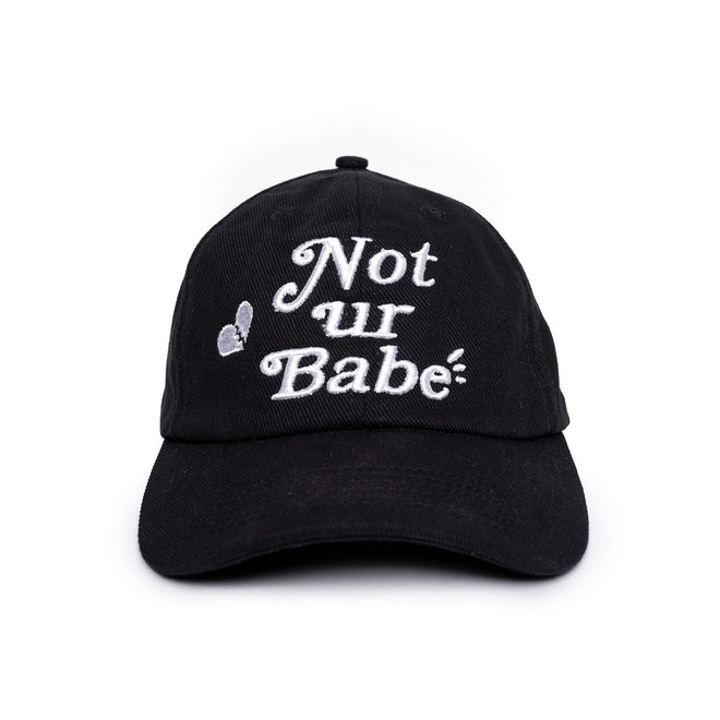 NOT UR BABE CAP // BLACK