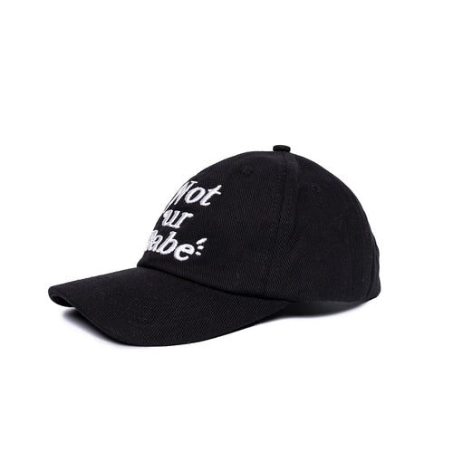 NOT UR BABE CAP // BLACK