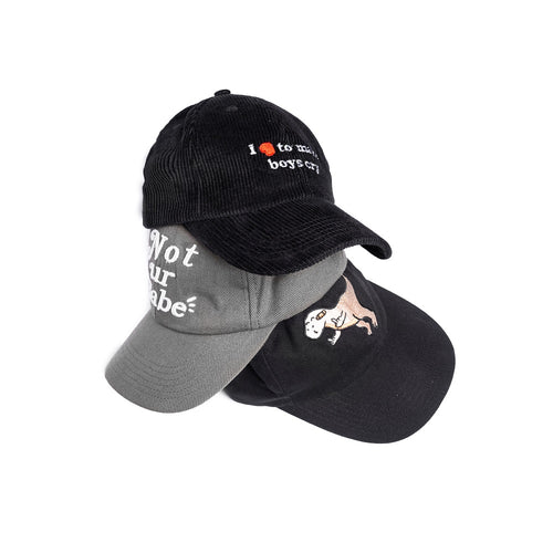 NOT UR BABE CAP // BLACK