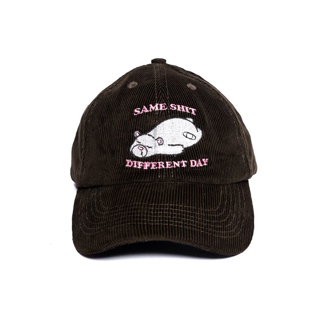 SAME SHIT CORDUROY CAP // GREEN