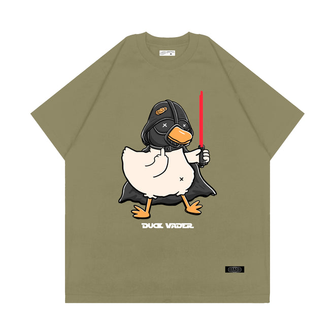 DUCK VADER T-SHIRT // OLIVE