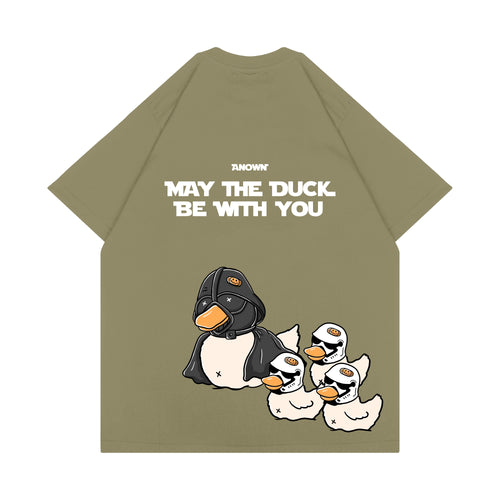 DUCK VADER T-SHIRT // OLIVE