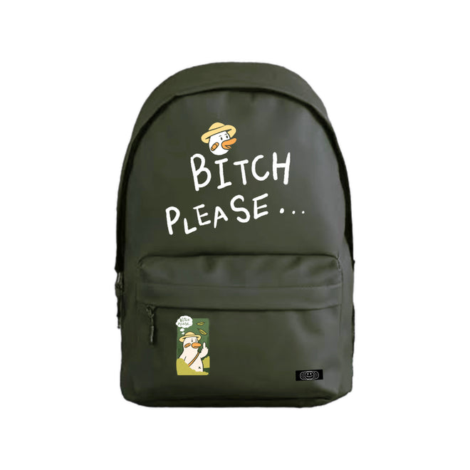 BITCH PLEASE BACKPACK // GREEN