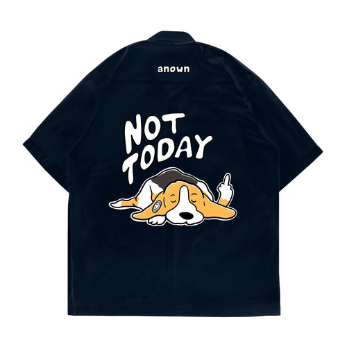 NOT TODAY SHIRT // NAVY