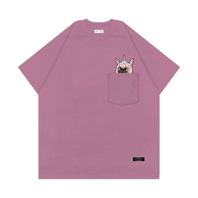 PUGICORN T-SHIRT // VINTAGE VIOLET